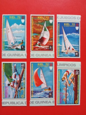 GUINEA ECUATORIALĂ, KIEL - 6 VALORI MNH foto