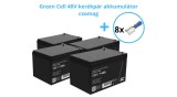 Baterie Green Cell 48V 6-DZM-14 (4x12V-14Ah) biciclete de p&acirc;nă la 250W