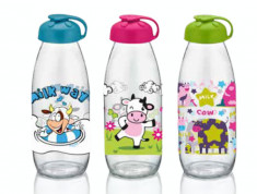 Sticla pentru lapte cu decor cu capac, 0154204, 500 ml foto