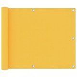vidaXL Paravan de balcon, galben, 75 x 600 cm, țesătură oxford 135023