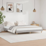 VidaXL Cadru de pat, gri sonoma, 140x200 cm, lemn prelucrat
