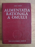 Iancu Gontea - Alimentatia rationala a omului (1970, editie cartonata)
