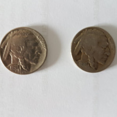 USA 2 monede Bufalo-Indian 5 cents 1936