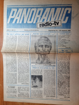 ziarul panoramic radio-tv 14 - 20 ianuarie 1991 foto