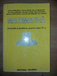 Matematica Exercitii si probleme pentru clasa a 4 a Diana Caciulan foto