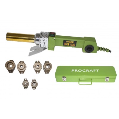 Plita de lipit PPR Procraft PL2000, 2 kW, bacuri 20 25 32 mm, 300 grade, ciocan PPR Innovative ReliableTools foto
