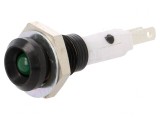 Lampă LED Verde &Oslash;9mm pentru PCB