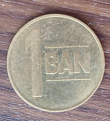 Moneda Romania - 1 Ban 2007 - An rar foto