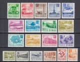 ROMANIA 1967 LP 662 POSTA TELECOMUNICATII TRANSPORTURI UZUALE SERIE STARE MNH