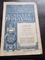 Revista Arhivele Olteniei nr.86-88/1936 foto
