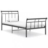 VidaXL Cadru de pat, negru, 100x200 cm, metal 325033