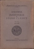 805SPN Anuarul Institutului de Studii Clasice, volumul III (1936-1940), 1942