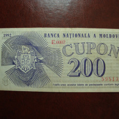 MOLDOVA 200 CUPON 1992