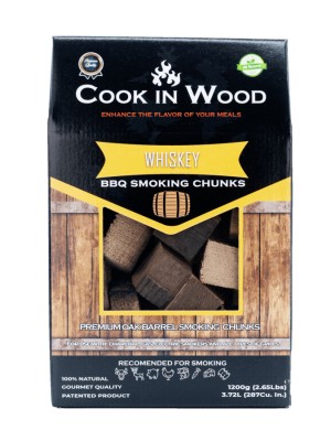Aschii pentru afumare Mercaton, Lemn Stejar Infuzat, Aroma Whiskey, 1.2 Kg foto
