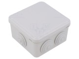 Cutie de conexiuni 88x88x52mm, membrană