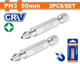 WADFOW - SET BITI PH3 50MM - 2 BUC PowerTool TopQuality