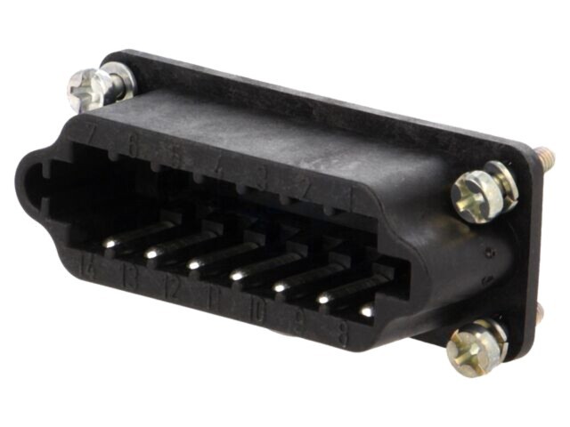 Conector HARTING HDC inserturi contact mamă 14 pini 10A 25V Staf&reg;