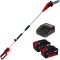 Einhell GC-LC 18/20 Li T PXC + Twinpack + 4514095 - Drujba 20 cm 5.5 m/s + Set 2 acumulatori si incarcator Li-Ion 18 V 4 Ah