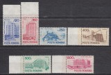 ROMANIA 1991 LP 1269 HOTELURI SI CABANE UZUALE IV SERIE MNH