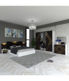 Dormitor Porto Wenge 160x200cm