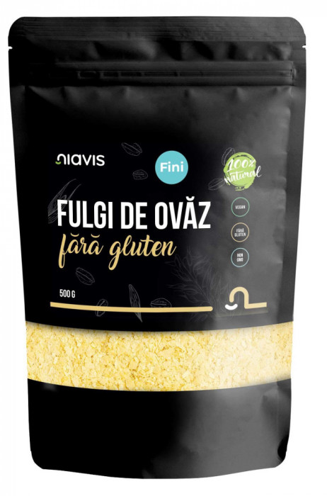 Fulgi de Ovaz Fini Fara Gluten 500 grame Niavis