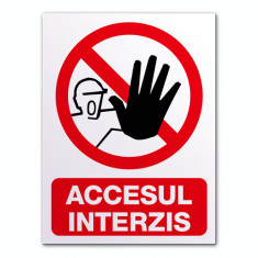 Indicator Accesul Interzis! V3 foto