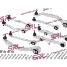 Set reparatie suspensie fata SRLine Polonia 1327ZZ-2A pentru Audi A6 (C5) 1997-2005, Skoda Superb 2002-2008, Vw Passat 2000-2005 (cu brat inf. spre f