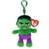 PLUS BRELOC TY 8.5CM BEANIE BABIES MARVEL HULK