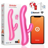 Vibrator cu vibratie si rotatie Oninder - aplicatie gratuita