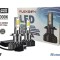 Set 2 Becuri Led Diode H7 X7 12V 50W 12000lm Mono LED +300% pentru Faruri Can Bus fara erori
