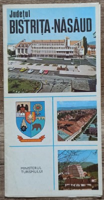 Pliant pentru promovarea judetului Bistrita-Nasaud in perioada comunista foto
