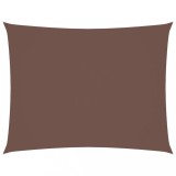 Cumpara ieftin Panza parasolar, maro, 5x6 m, tesatura oxford, dreptunghiular