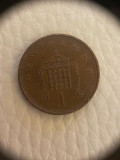 Moneda 1 New Penny 1971, Europa