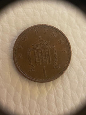 Moneda 1 New Penny 1971 foto