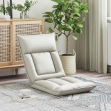 vidaXL Scaun de podea Alb 55 x 61 x 70 cm Piele artificială 42028188