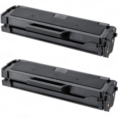 Set 2 cartuse toner compatibile Samsung MLT-D111L, Negru, 2 X 1.800 pagini foto