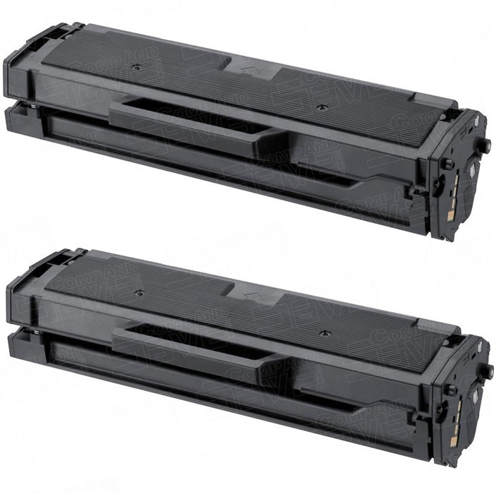 Set 2 cartuse toner compatibile Samsung MLT-D111L, Negru, 2 X 1.800 pagini