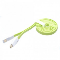 Cablu magnetic Tellur Micro USB 120 cm Verde foto