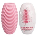PRETTY LOVE - PINK DOUBLE SIDED MASTURBATOR EGG, PRETTY LOVE MALE
