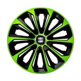 Set 4 capace roti Extra strong green R14 Compatibil Cu Seat, Autohelix MSA