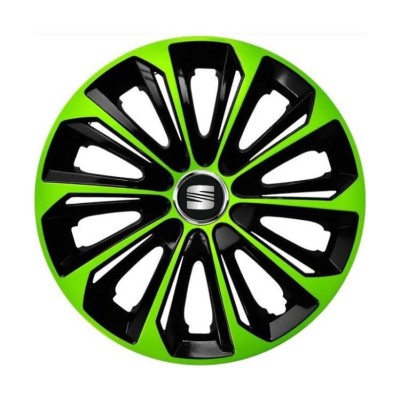 Set 4 capace roti Extra strong green R14 Compatibil Cu Seat foto