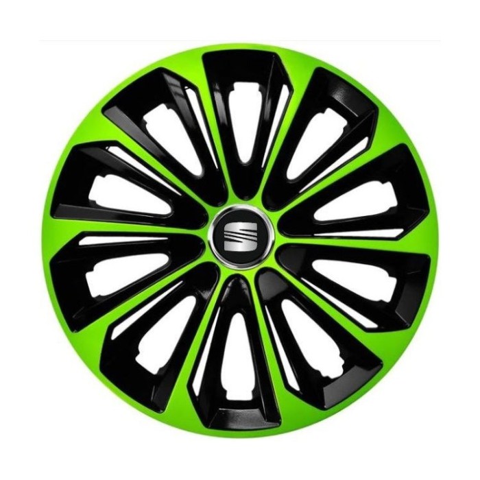 Set 4 capace roti Extra strong green R14 Compatibil Cu Seat