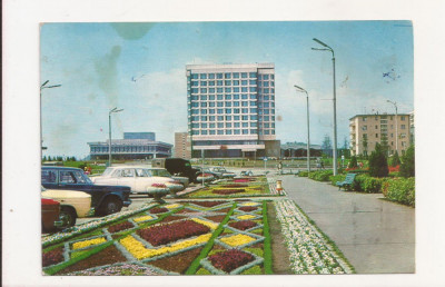 F4 - Carte Postala - Gh. Gheorghiu Dej, Hotel Trotus, circulata 1973 foto