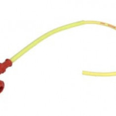 Fisa bujie, unghi: 90°, filet bujie: 10/12/14mm, conexiune: thread, carcasa: Ebonite, spark plug cap colour: red, wire colour: yellow, coil wire lengt