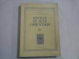 STUDIA ET ACTA ORIENTALIA IV