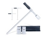 Cheie pliabila pentru roti, 17x19mm + 21x23mm, CrV, Geko G10045