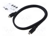 Cablu USB 4.0 USB C Goobay 1m negru 40Gbps