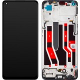Cumpara ieftin Display cu Touchscreen Oppo Reno8 4G / Reno7 / F21 Pro, cu Rama, Negru, Service Pack 4130179