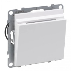 Intrerupator cu cartela Legrand Suno alb 721175
