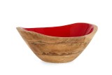 Bol lemn mango maro email rosu Klaus 24x21x11h